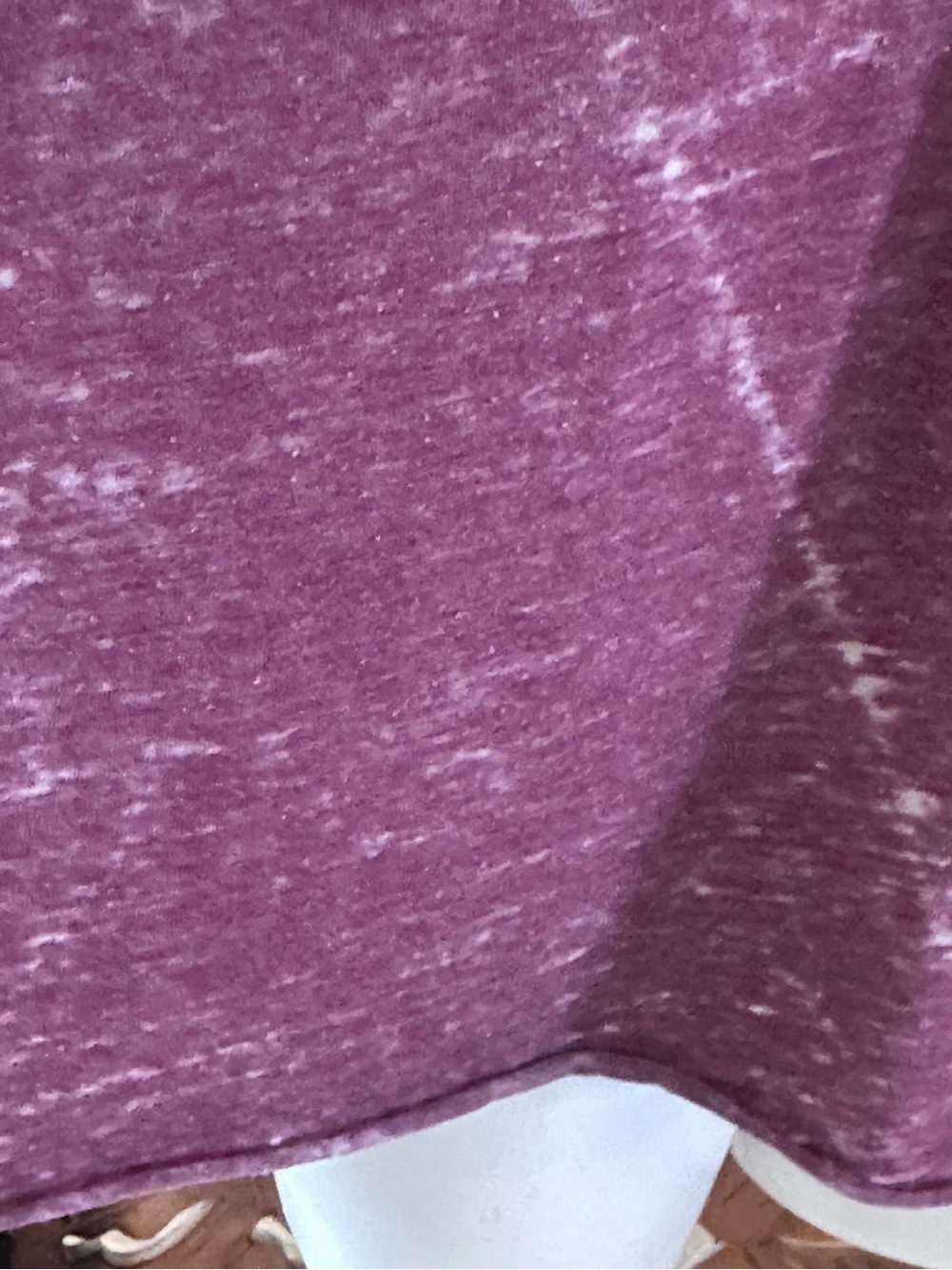no comment Ny La Purple Long Sleeved Pull On Varsity Style Tee / T Shirt Top. - Picture 3 of 8